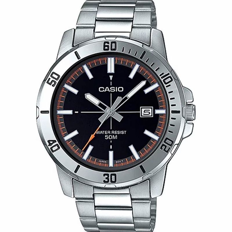 relógio masculino casio prata mtp-vd01d-1e2vudf
