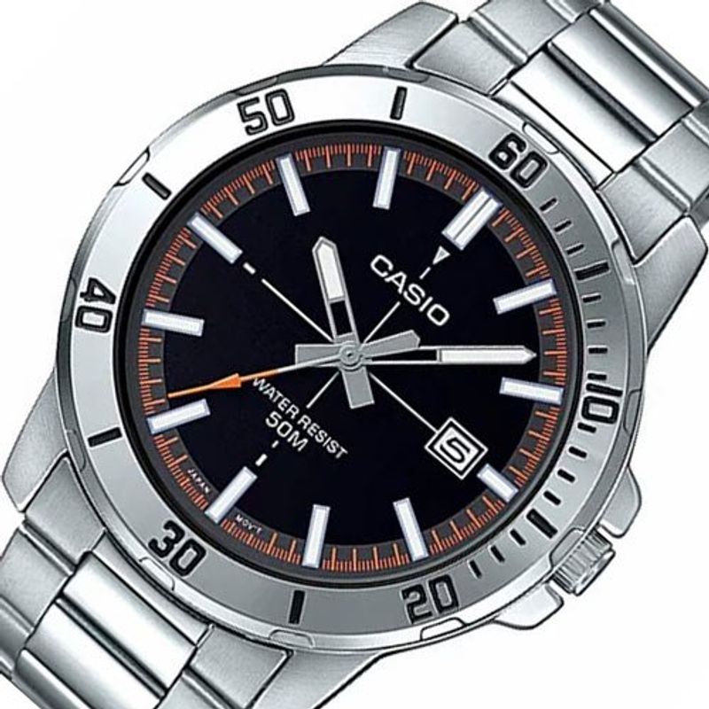 relógio masculino casio prata mtp-vd01d-1e2vudf