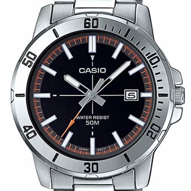relógio masculino casio prata mtp-vd01d-1e2vudf