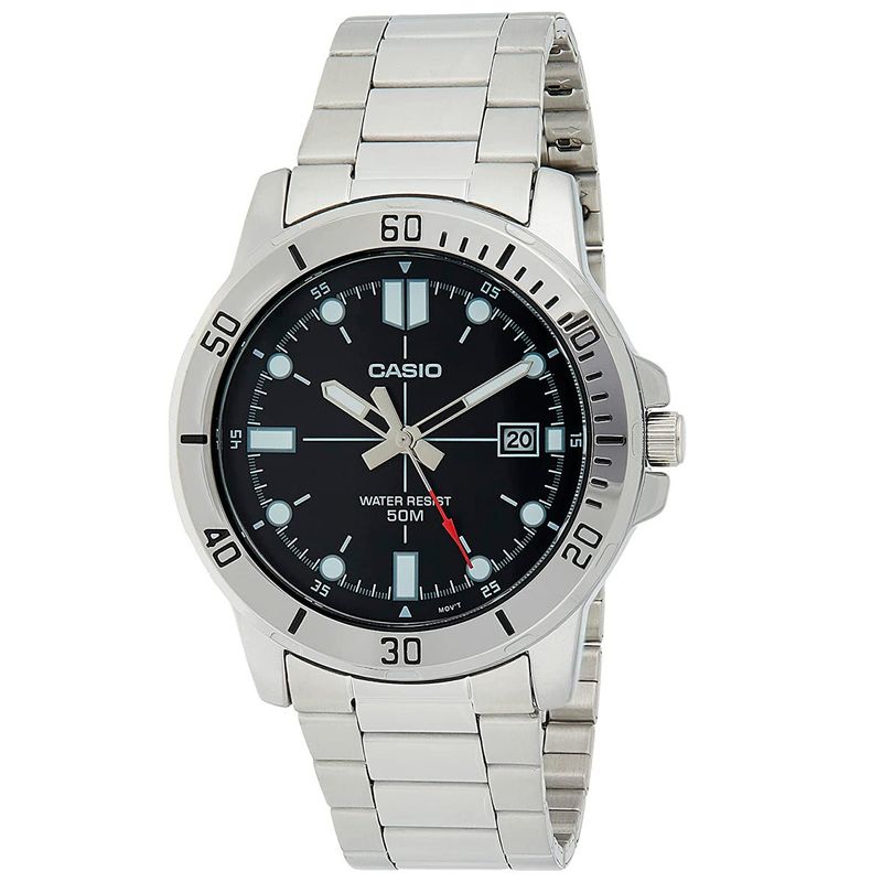 relógio masculino casio prata mtp-vd01d-1evudf