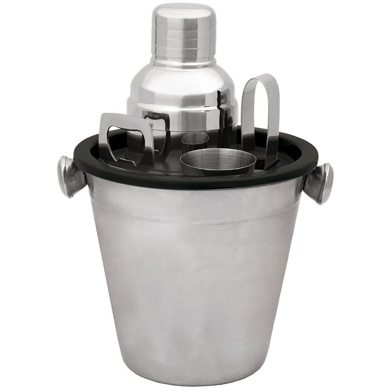 kit coqueteleira mimo style 3 peças prata 8877