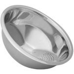escorredor de massas mimo style para arroz e macarrão inox prata 8911