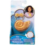 colar de concha sunny a pequena sereia ariel com luz e som 3904