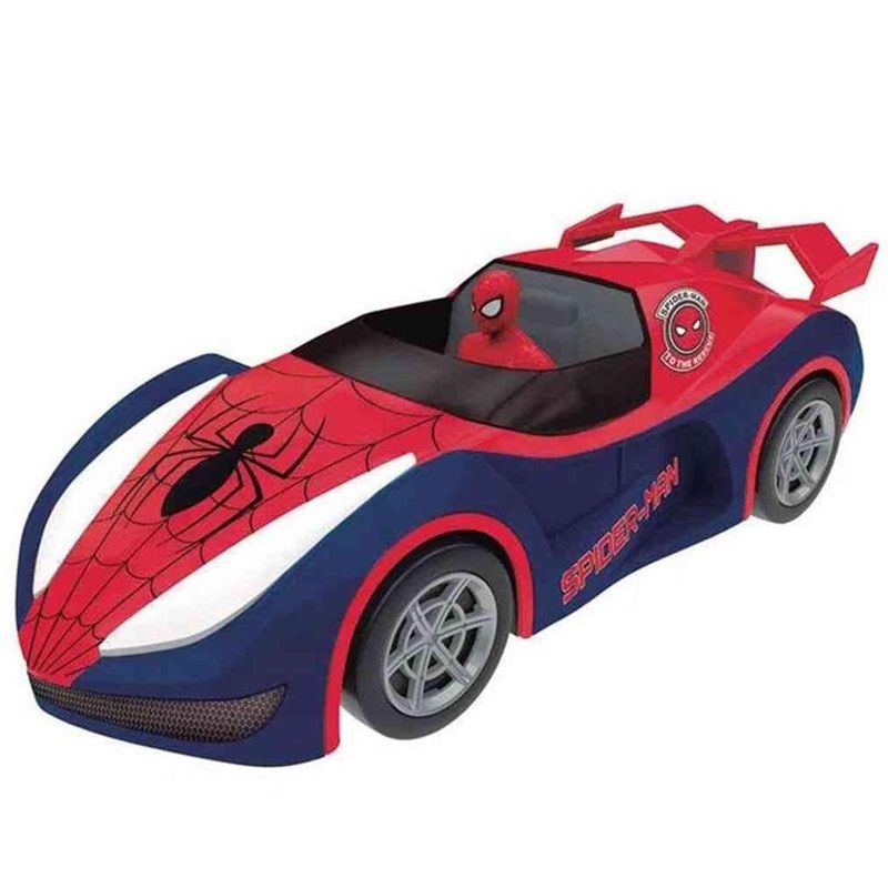 carrinho de controle remoto candide overdrive spiderman 5845