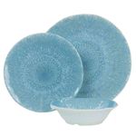 jogo de jantar latcor 12 peças gibson home indigo frost azul 130983.12