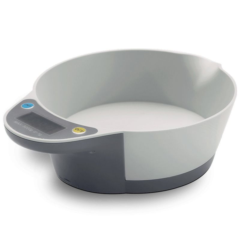 balança de cozinha digital alta precisão brinox cinza 2922103