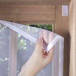 tela mosquiteiro branyl 125x105cm com velcro branco pt1251050001