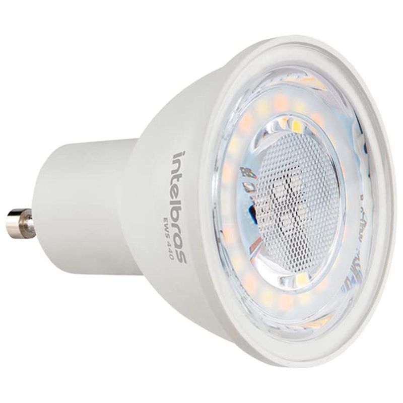 lâmpada spot led intelbras izy smart wi-fi branco ews 440