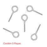 parafuso pitão 6 + bucha nylon com aba 6mm 5 peças - sforplast (mp)