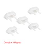 protetor de tomada 3 peças - sforplast (mp)