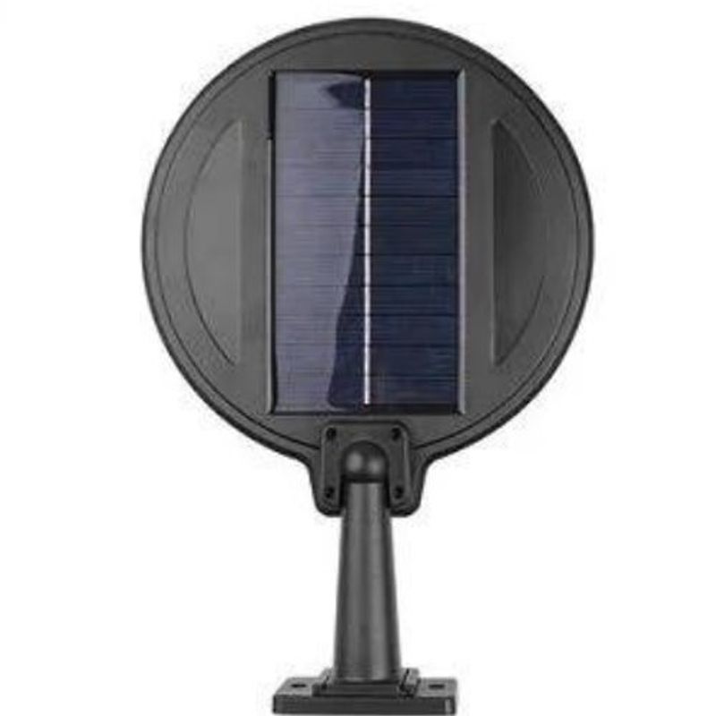 luminária solar ecosolis redondo tipo poste com sensor 84085