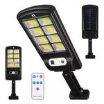 luminária solar ecosolis 20w sensor com placa poste soip 8 bf mini 12led