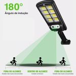 luminária solar ecosolis 20w sensor com placa poste soip 8 bf mini 12led