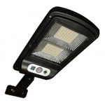 luminária solar ecosolis poste 20w mini com sensor luz branco frio