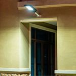luminária solar ecosolis poste com sensor 50w eco-50-aaa