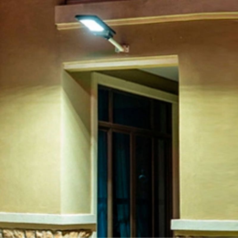 luminária solar ecosolis poste com sensor 50w eco-50-aaa