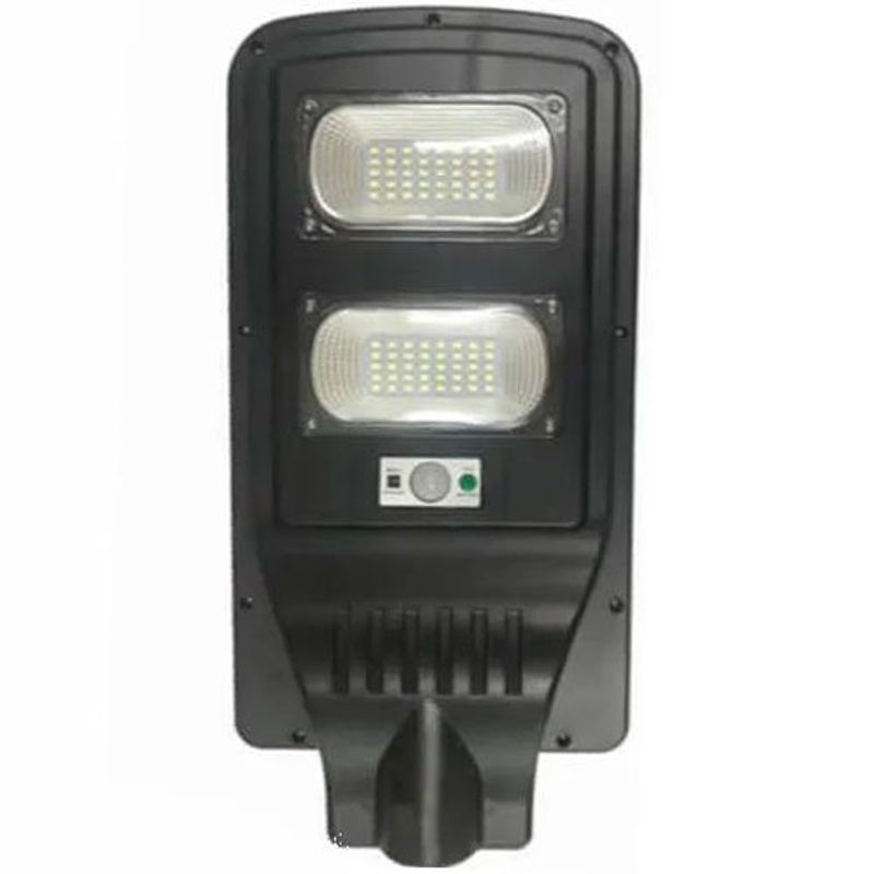 luminária solar ecosolis poste com sensor 100w eco-100-aaa