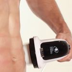 massageador portátil elétrico relaxmedic orbit branco
