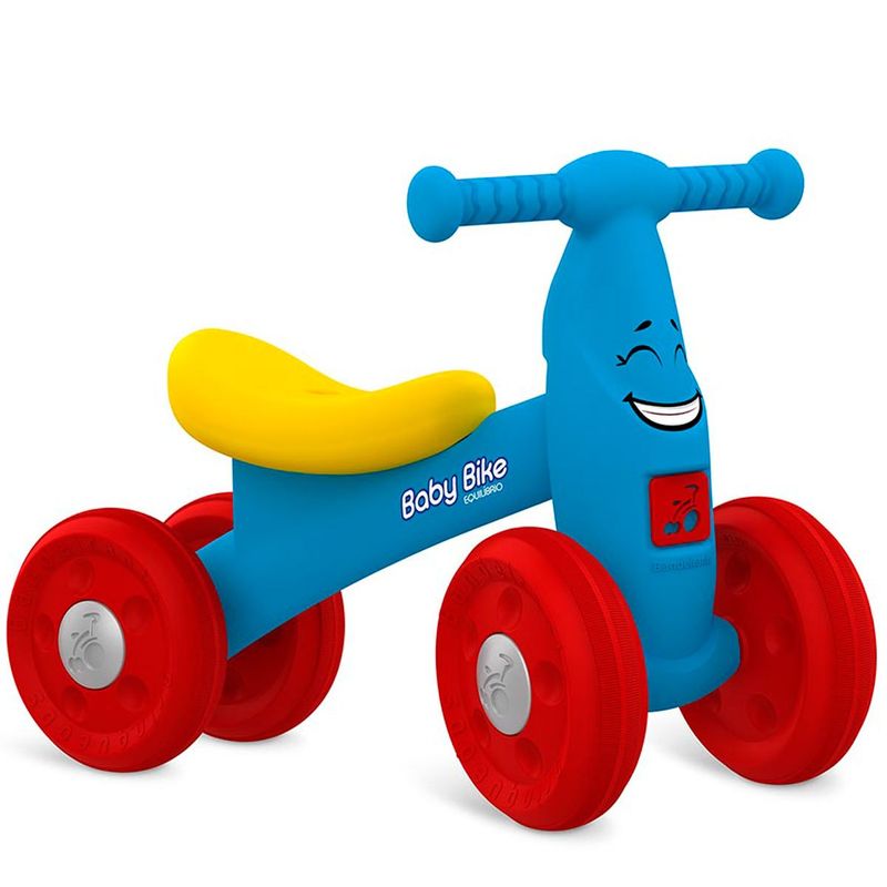 bicicleta de equilíbrio bandeirante baby azul 1155