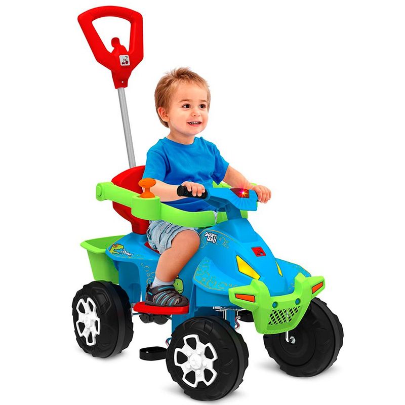 quadriciclo bandeirante passeio e pedal smart azul 1221