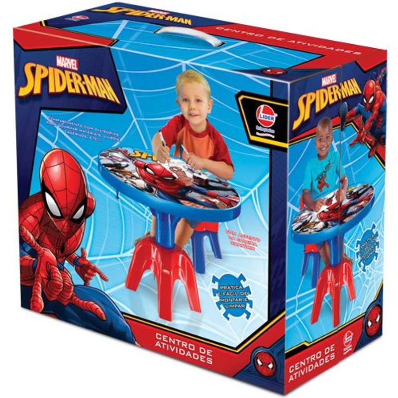mesa centro de atividades lider homem aranha 271