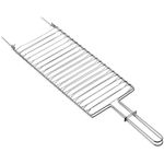 grelha tramontina churrasco em aço inox 42x23cm 26480004