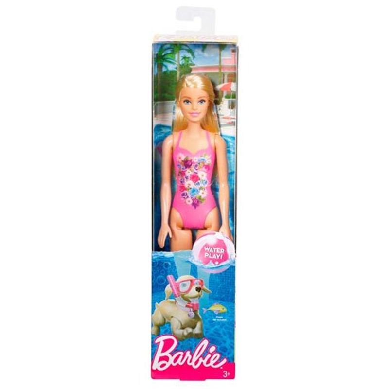 boneca mattel barbie praia fashion & beauty sortido dwj99