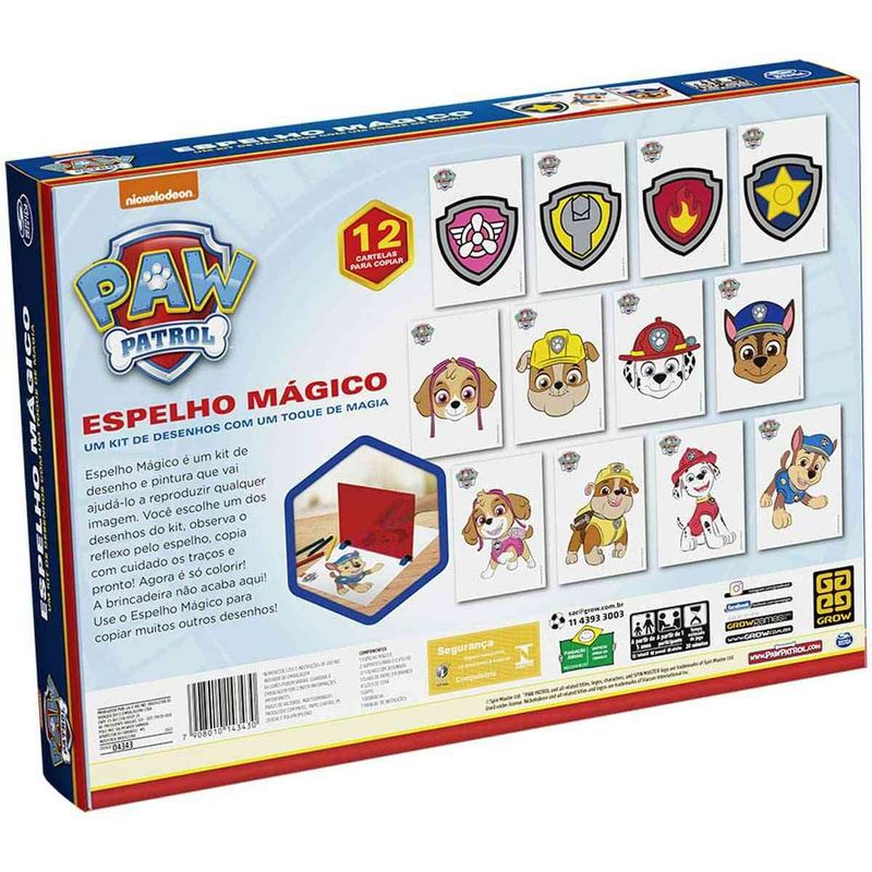 espelho mágico grow patrulha canina 04343