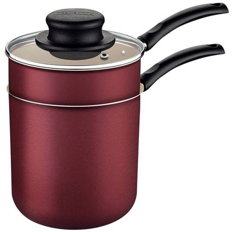 cuscuzeira tramontina turim 10cm 800ml antiaderente vermelho 20273710