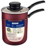 cuscuzeira tramontina turim 10cm 800ml antiaderente vermelho 20273710