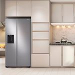 geladeira side by side samsung 602l 127v inox look rs60