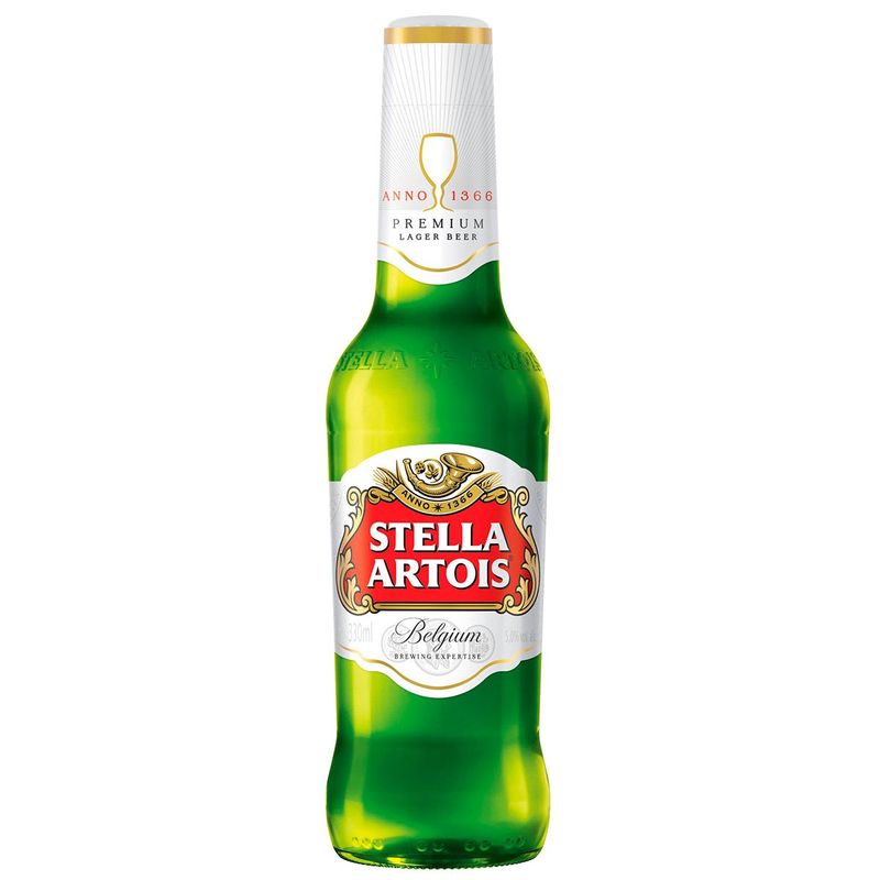 cerveja stella artois long neck 330ml 01 unidade