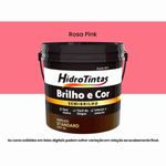 tinta acrílica hidrotintas standard semibrilho 15l brilho e cor rosa pink (mp)