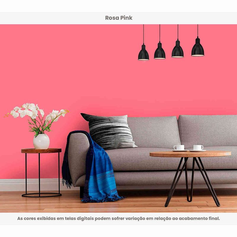 tinta acrílica hidrotintas standard semibrilho 15l brilho e cor rosa pink (mp)