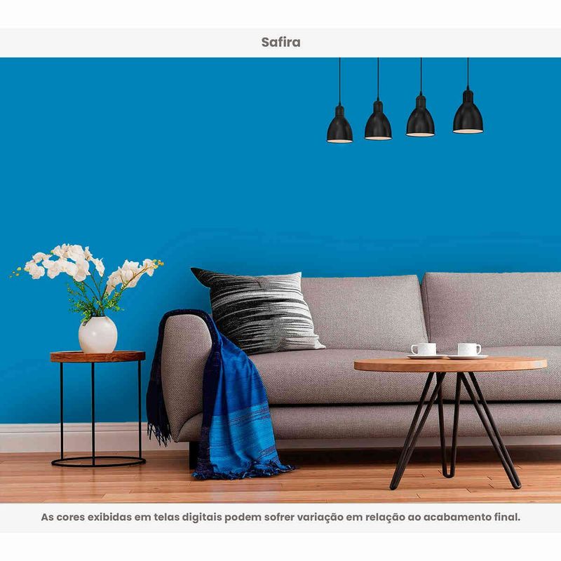tinta acrílica hidrotintas standard semibrilho 15l brilho e cor safira (mp)