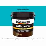 tinta acrílica semibrilho hidrotintas standard15l brilho e cor água marinha (mp)