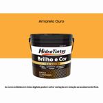 tinta acrílica hidrotintas standard semibrilho 3l brilho e cor amarelo ouro (mp)