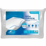 travesseiro nasa cervical fibrasca branco 4007