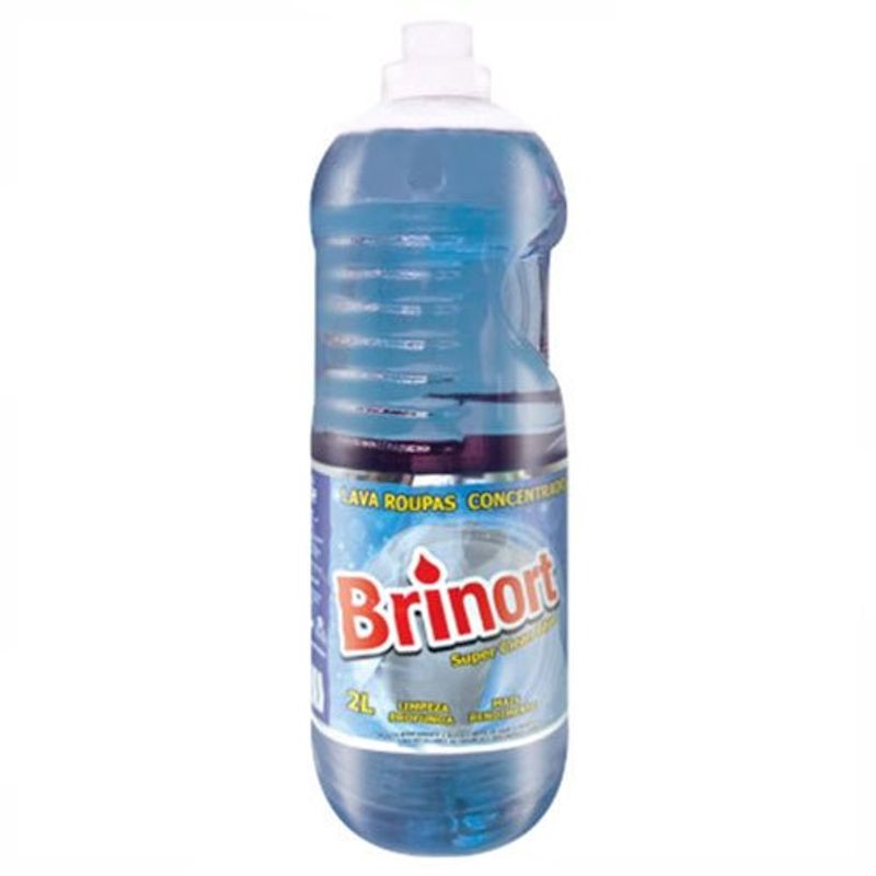 lava roupas líquido concentrado brinort blue 2l