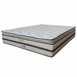 colchão queen açucena mola ensacada bege marjom 35x158x198cm (mp)