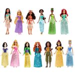 boneca mattel princesas saia cintilante sortido hlw02