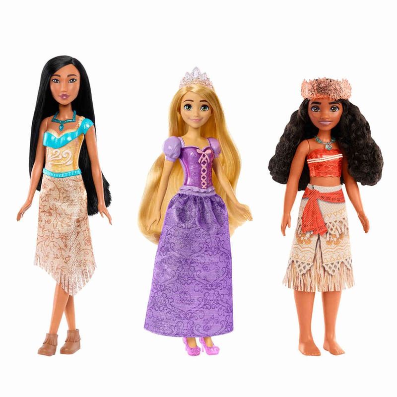 boneca mattel princesas saia cintilante sortido hlw02