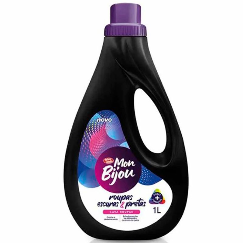 lava roupas mon bijou escuras e pretas 1l
