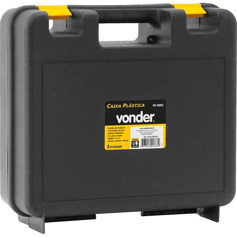 caixa para ferramentas vonder plástico vd6002