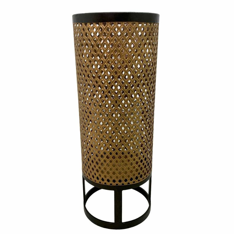 porta vela decorativo noritex ouro m 449-497620