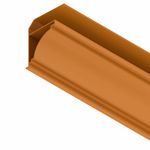 perfil pvc colonial 6m cerejeira - plasmeg (mp)