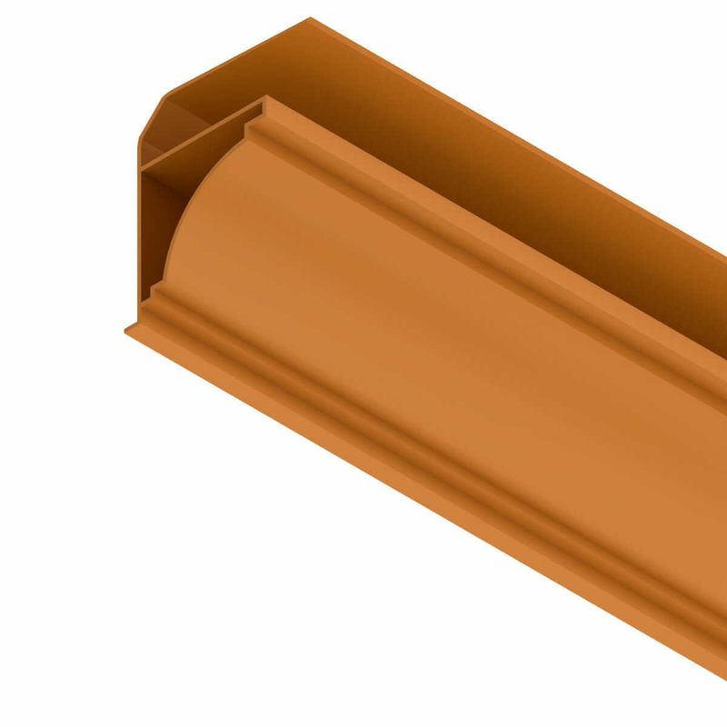 perfil pvc colonial 6m cerejeira - plasmeg (mp)