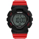 relógio masculino mormaii vermelho mo3415ae/8r