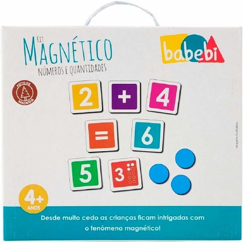 kit magnético babebi números e quantidades (mp)