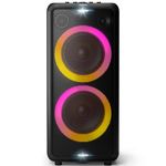 caixa de som philips party 1600w preto tax5208